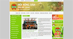 Desktop Screenshot of hoinongdanbacgiang.org.vn