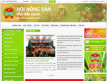 Tablet Screenshot of hoinongdanbacgiang.org.vn